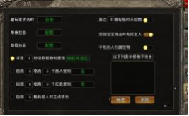 战士挂机设置界面1